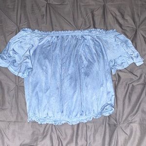 Lettuce Trim Off Shoulders Top